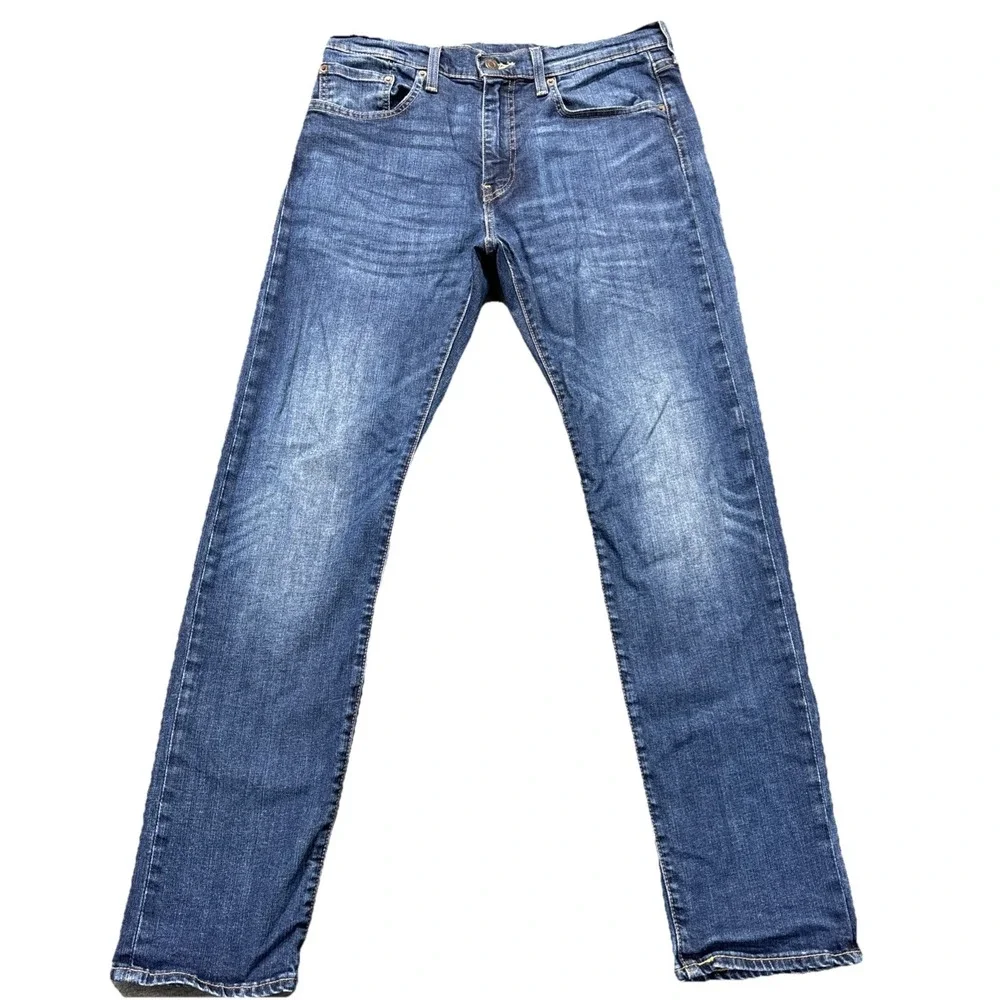 Levis 502 Premium Jeans Mens 32x31‎ TAG-32x32 Stretch Flex Blue Denim Tapered